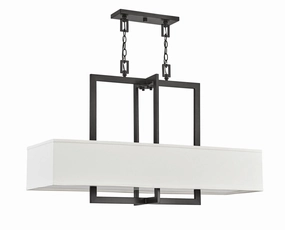 Hampton LED Chandelier in Buckeye Bronze Modern Ceiling Lights shop