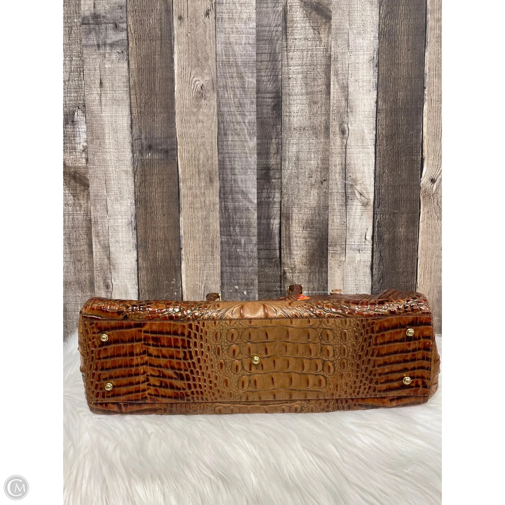 Handbag Designer By Brahmin, Size: Large