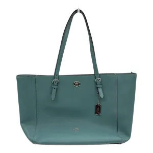 Handbag Designer By Coach In Blue, Size:Large