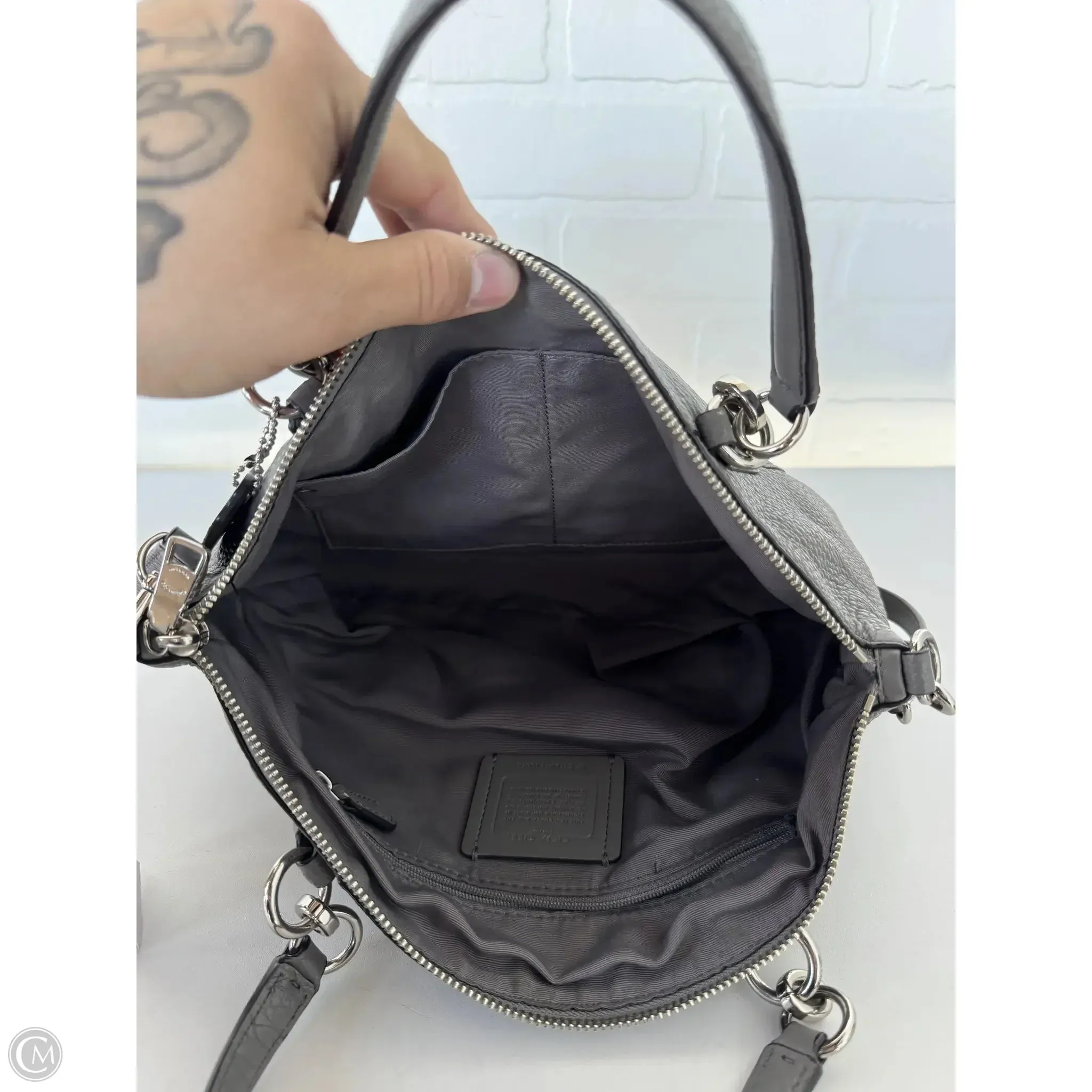 Handbag Designer By Coach, Size: Large