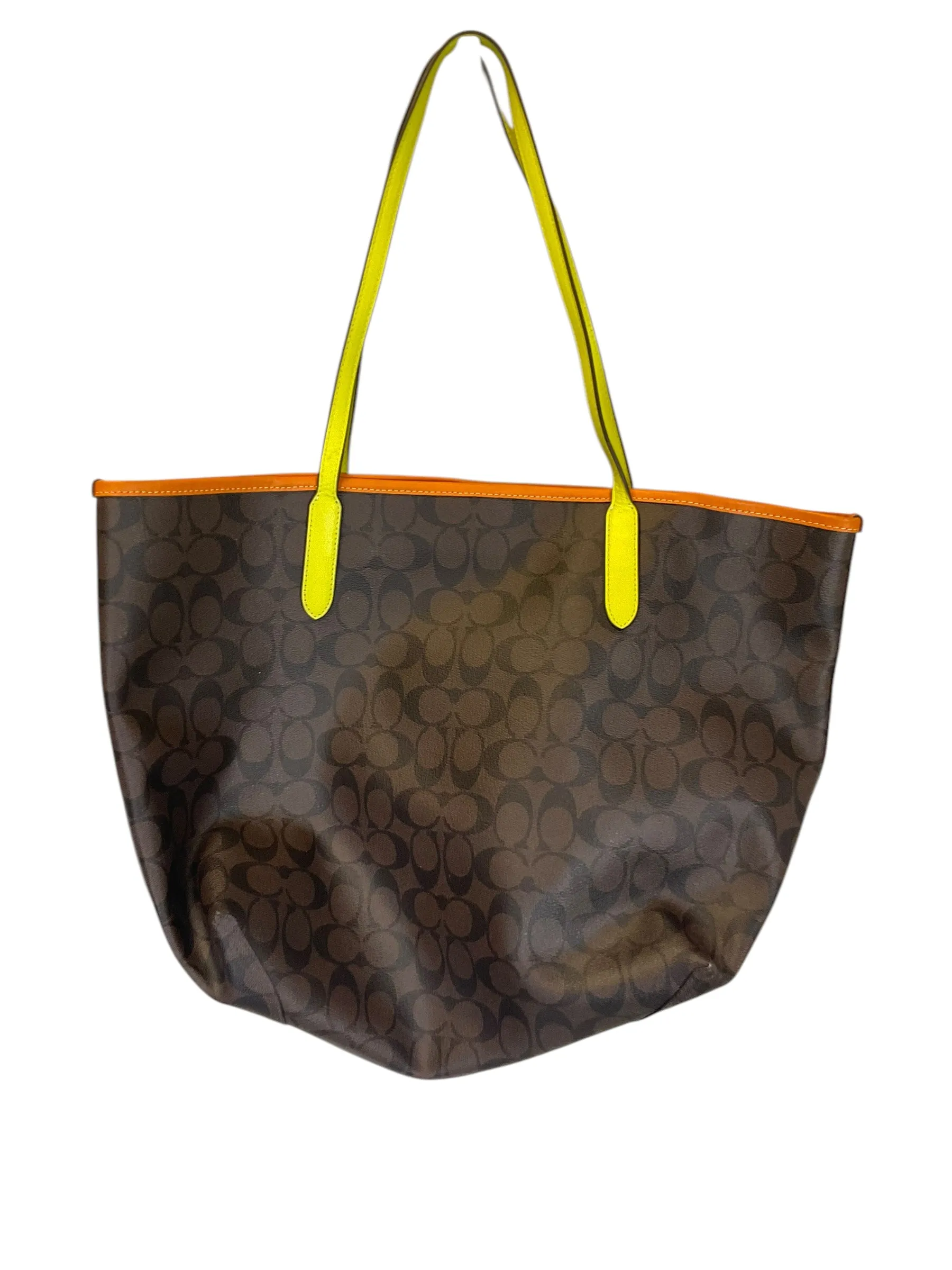 Handbag Designer By Coach, Size: Large