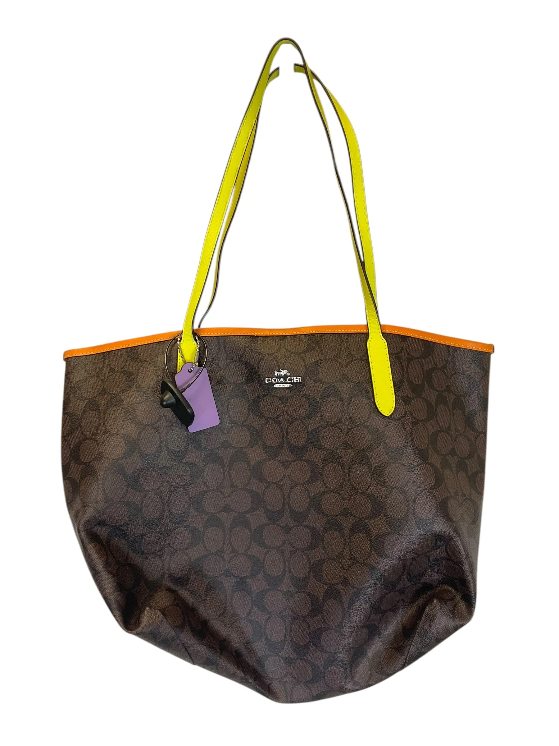 Handbag Designer By Coach, Size: Large