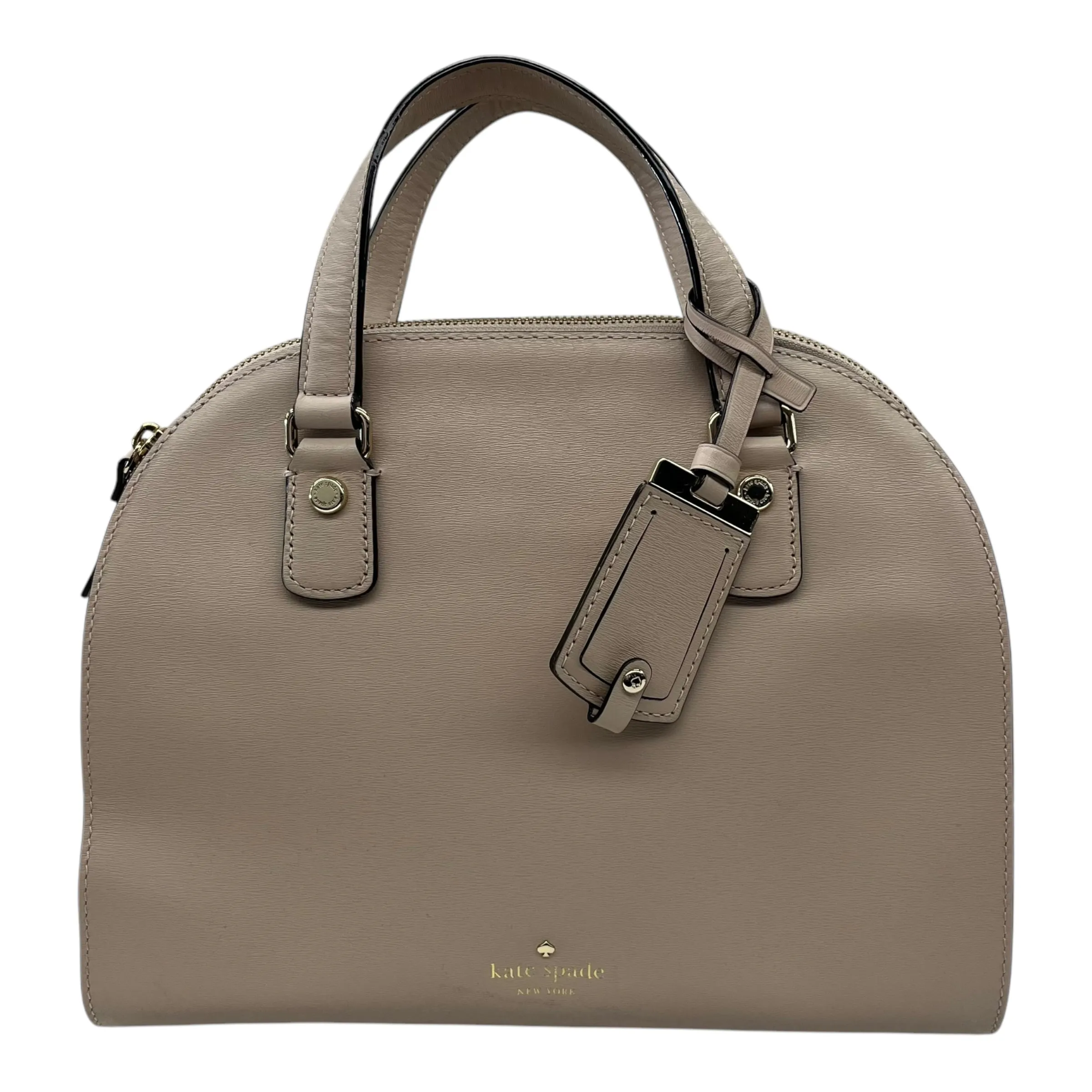 Handbag Designer By Kate Spade In Tan, Size:Medium