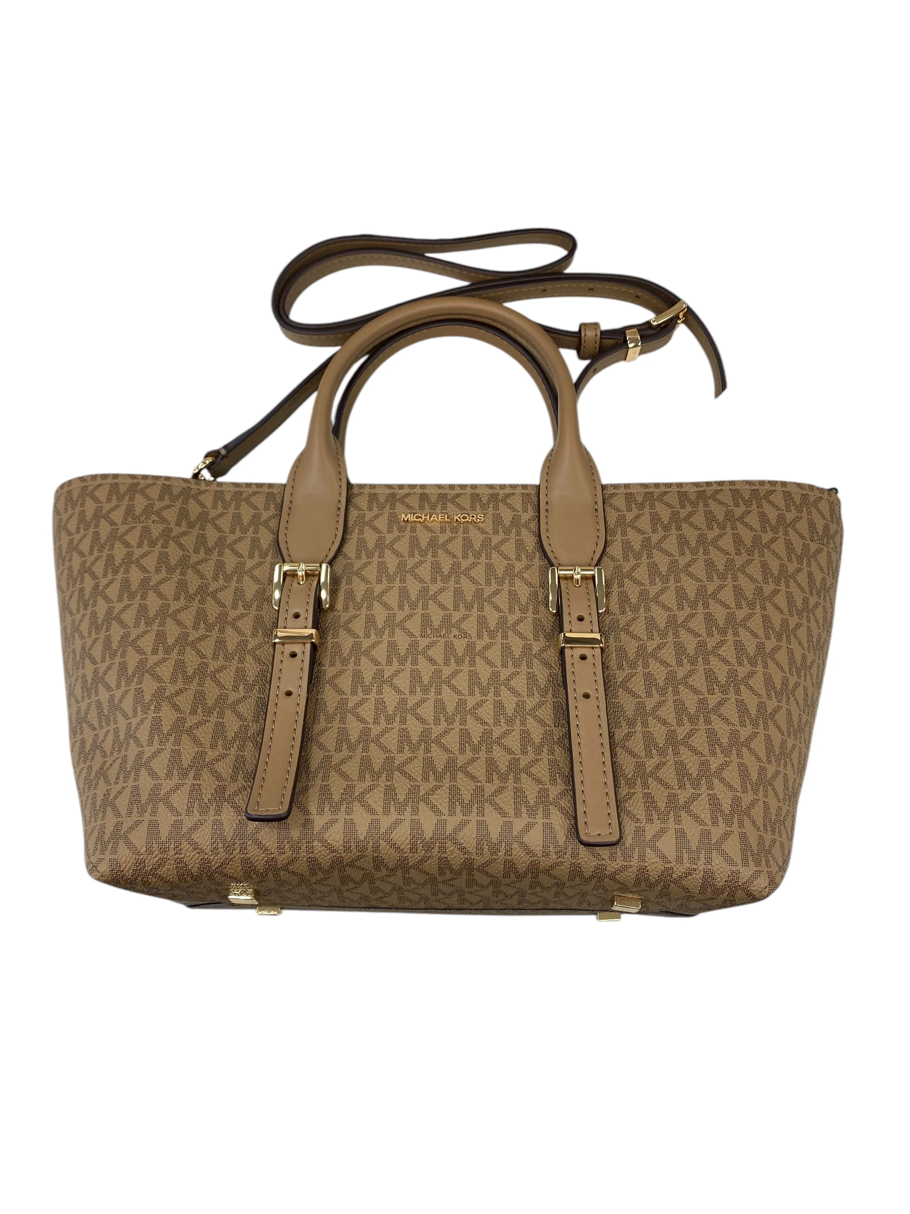 Handbag Designer By Michael Kors In Brown, Size:Medium