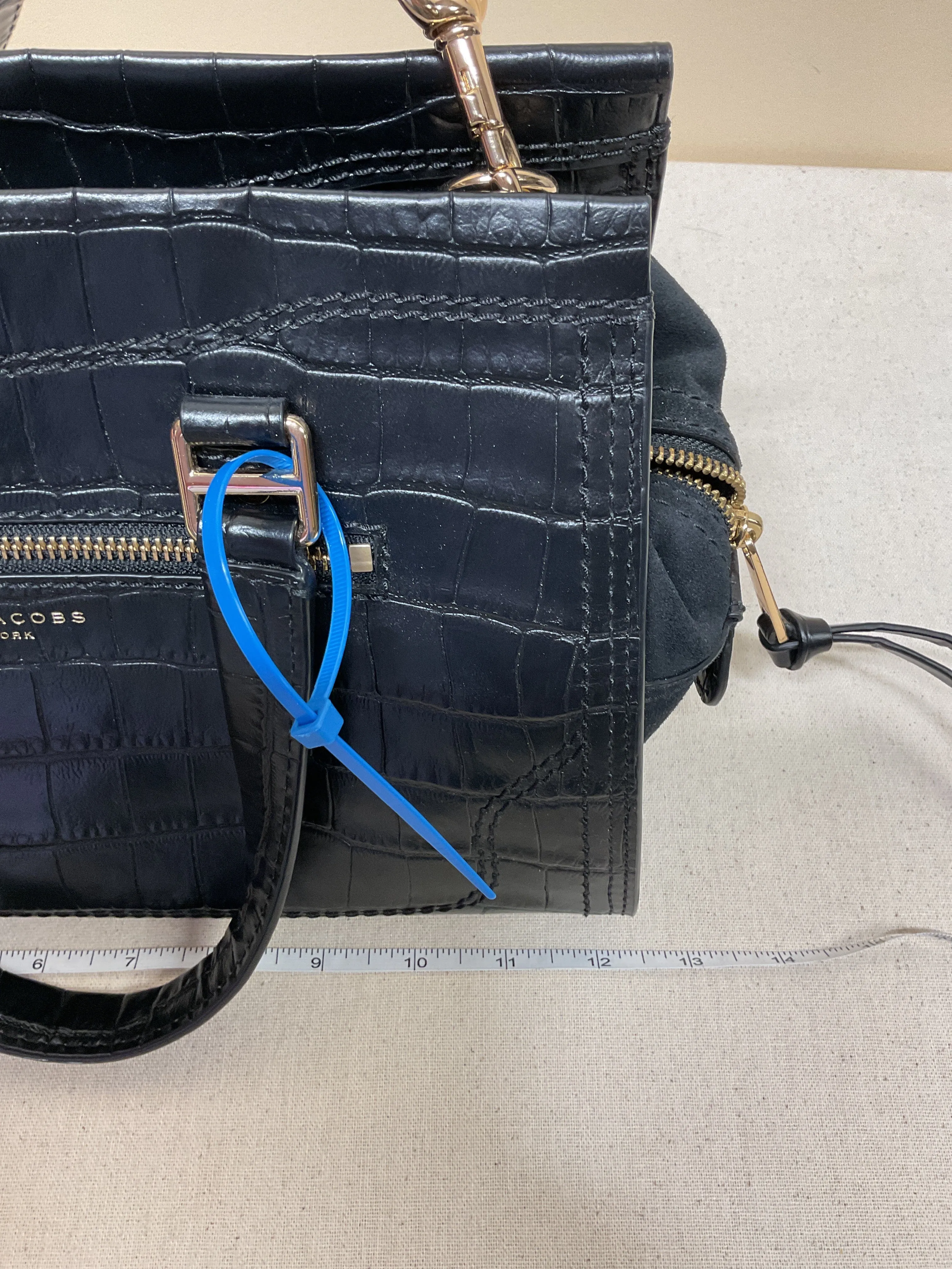 Handbag Luxury Designer By Marc Jacobs In Black, Size:Medium