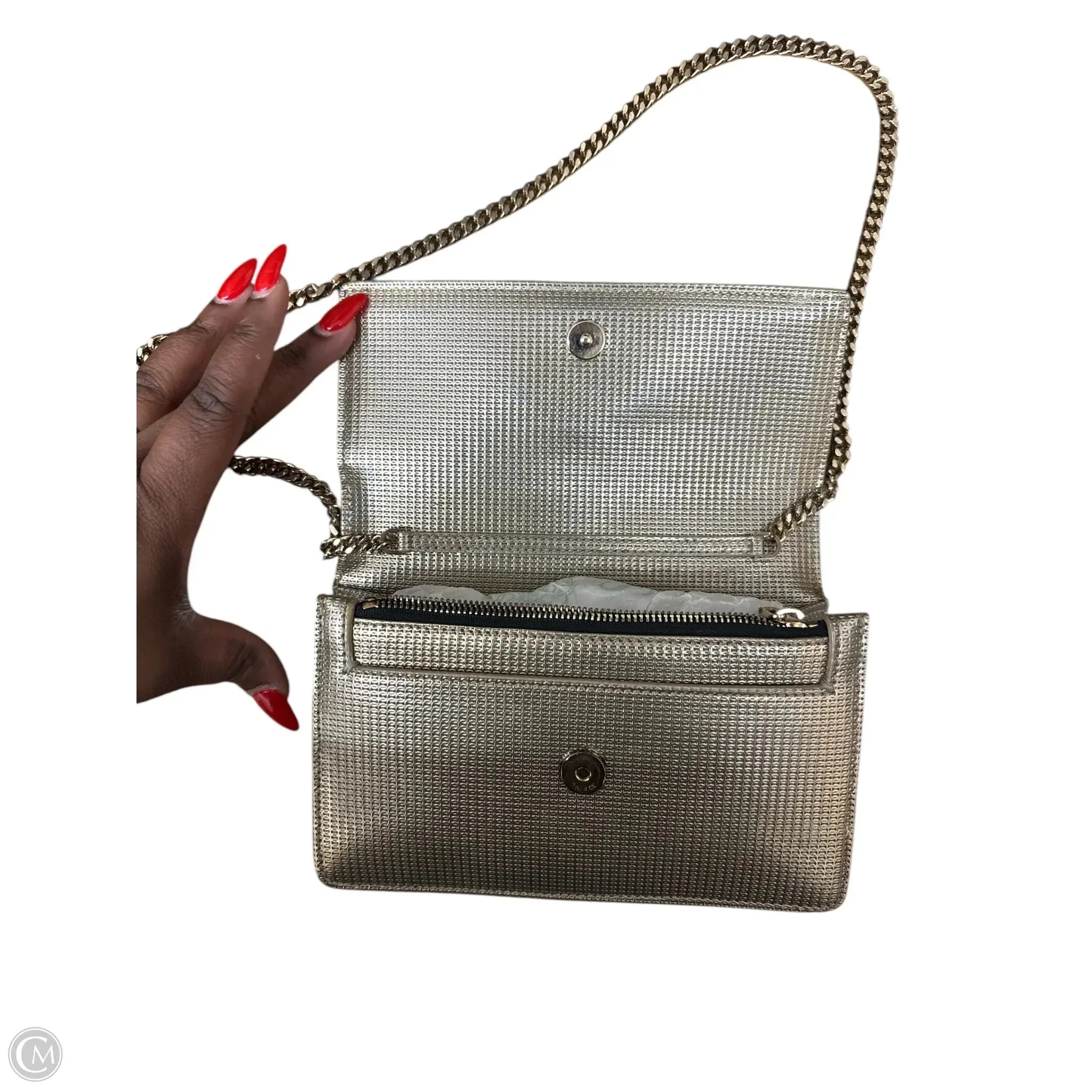 Handbag Luxury Designer By Versace, Size: Small
