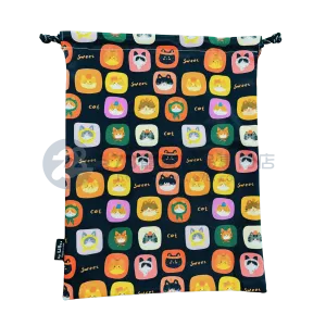 Handmade Water Resistant Shoes bag (Sweet Cats 485)