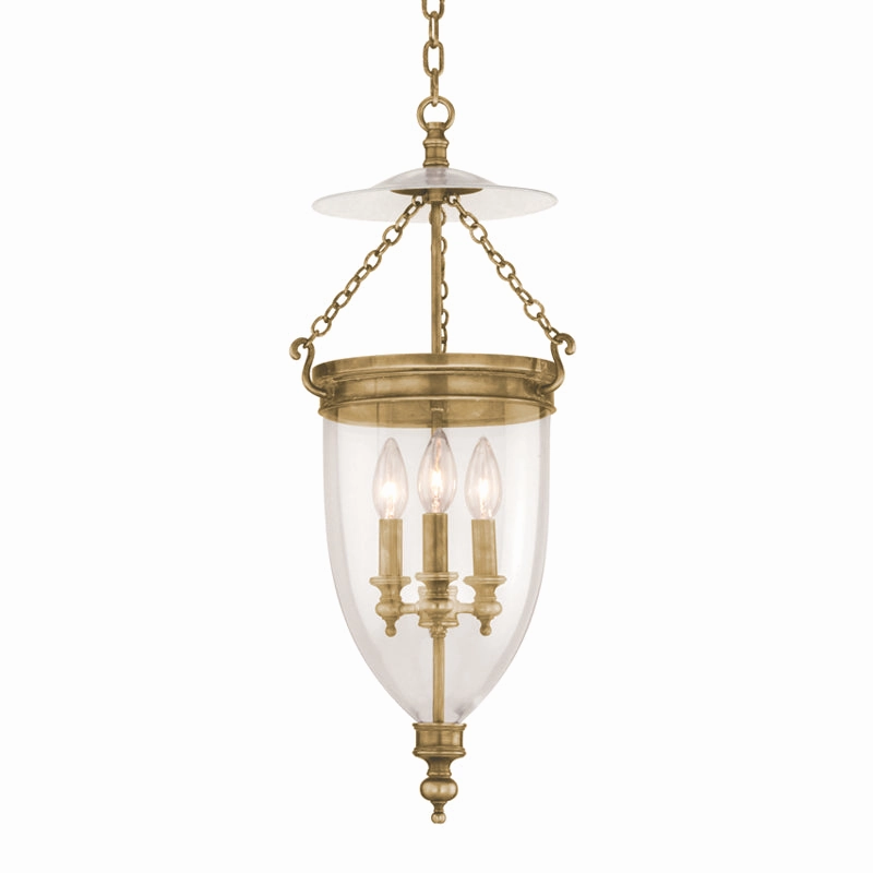 Hanover Three Light Pendant Aged Brass Ceiling Lights Lighting best price