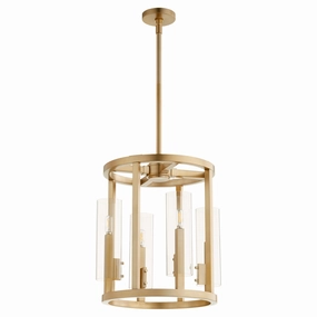 Harbin Four Light Entry Aged Brass Ceiling Lights Lighting discount price