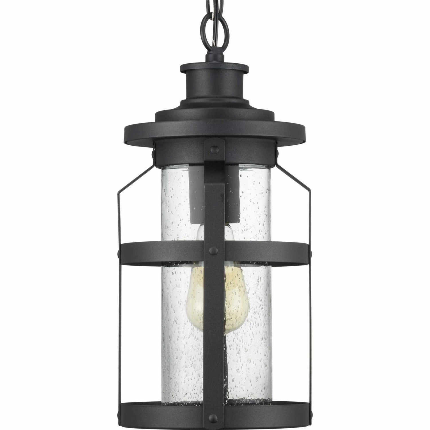 Haslett One Light Hanging Lantern Black Outdoor Hanging Lights Lighting premium