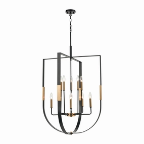 Heathrow Ten Light Chandelier Matte Black Ceiling Lights Lighting discount price