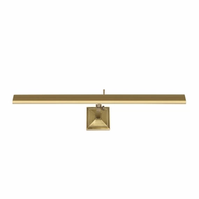 Hemmingway LED Picture Light Burnished Brass Wall Lights for patio sale