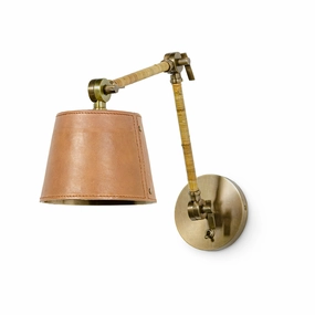 Hendrick One Light Wall Sconce Burnished Brass Wall Lights for decor discount
