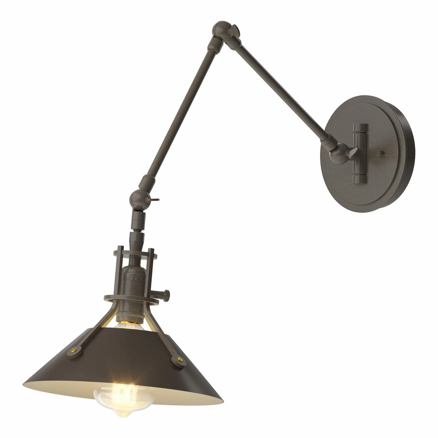 Henry One Light Wall Sconce Dark Smoke Wall Lights for decor discount