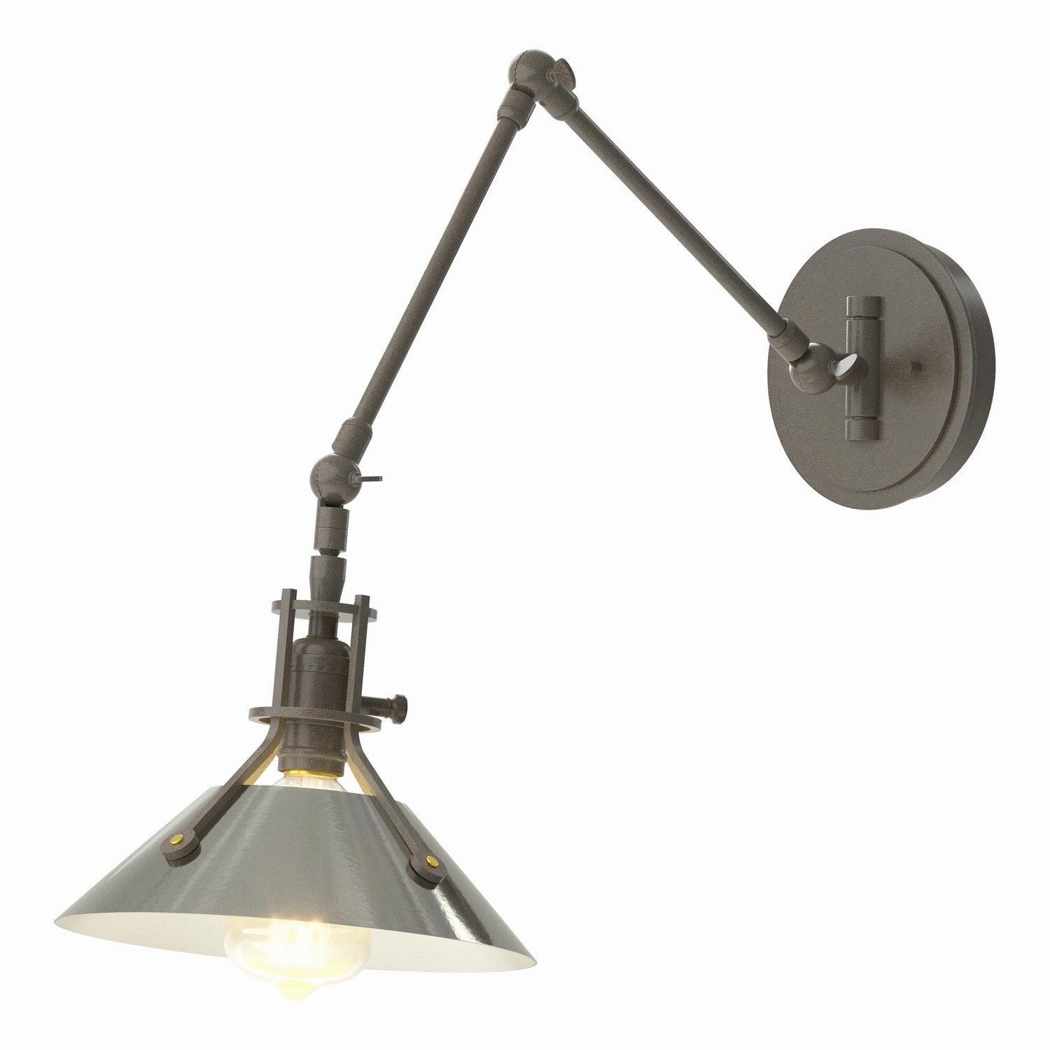 Henry One Light Wall Sconce Dark Smoke Wall Lights for decor discount