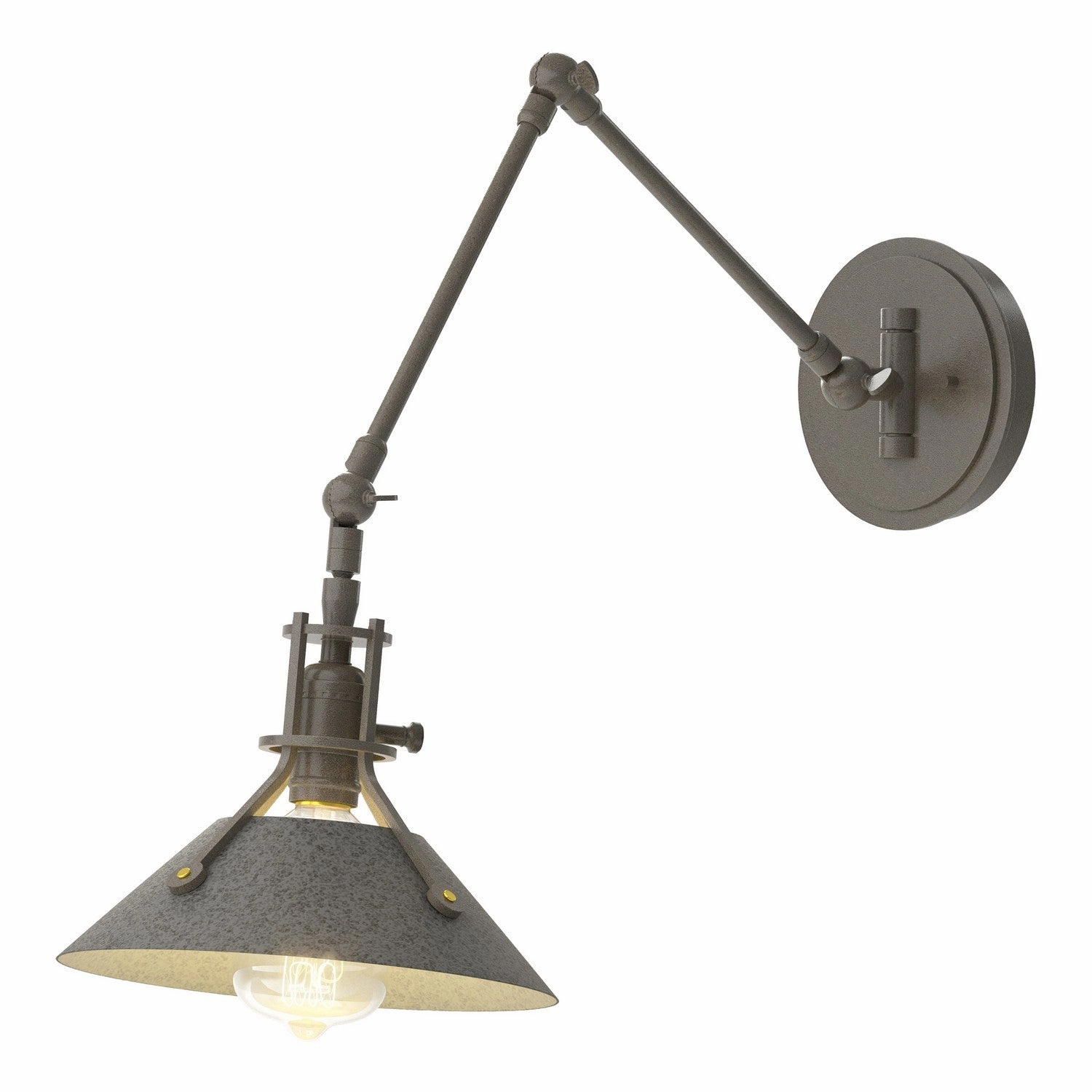 Henry One Light Wall Sconce Dark Smoke Wall Lights for decor discount