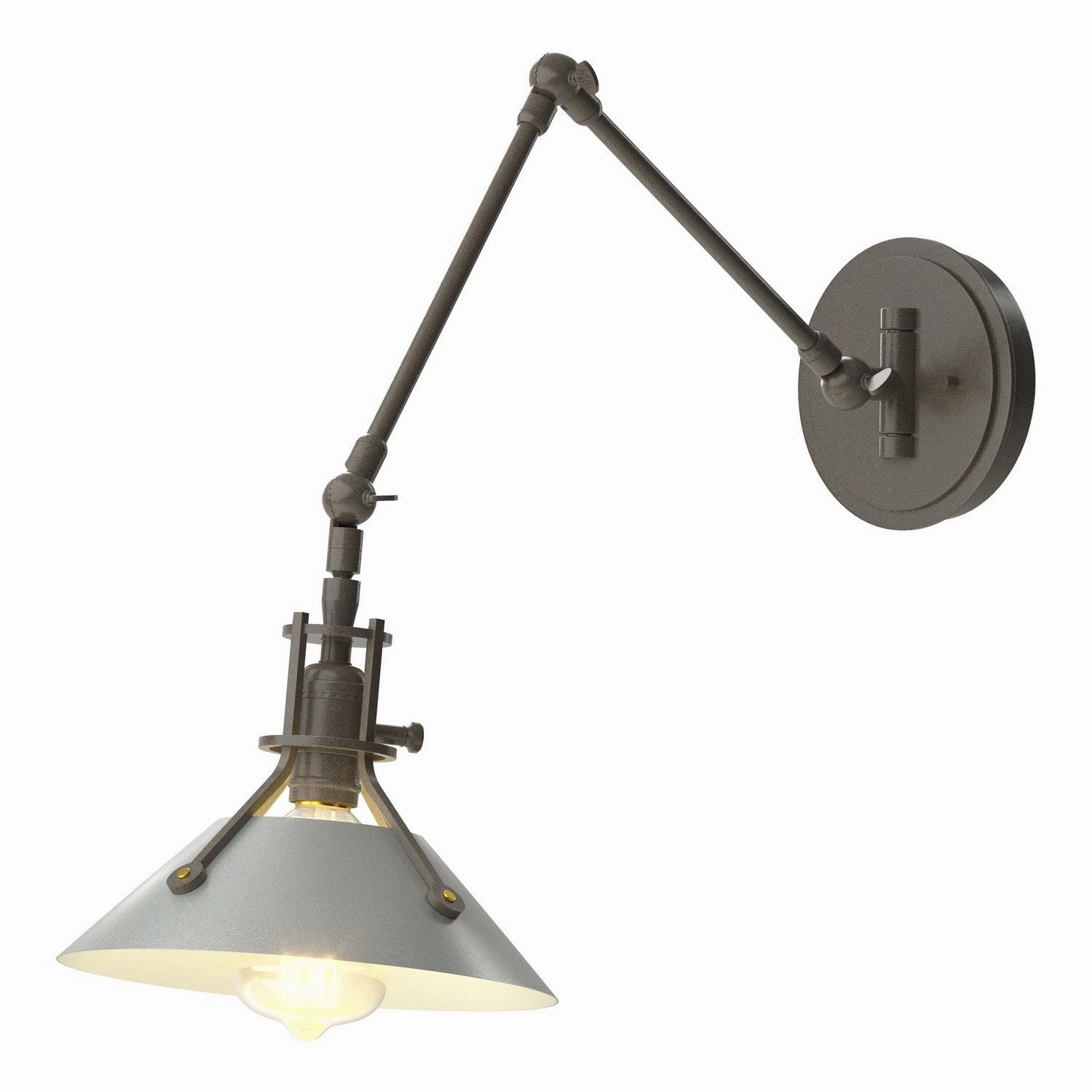 Henry One Light Wall Sconce Dark Smoke Wall Lights for decor discount