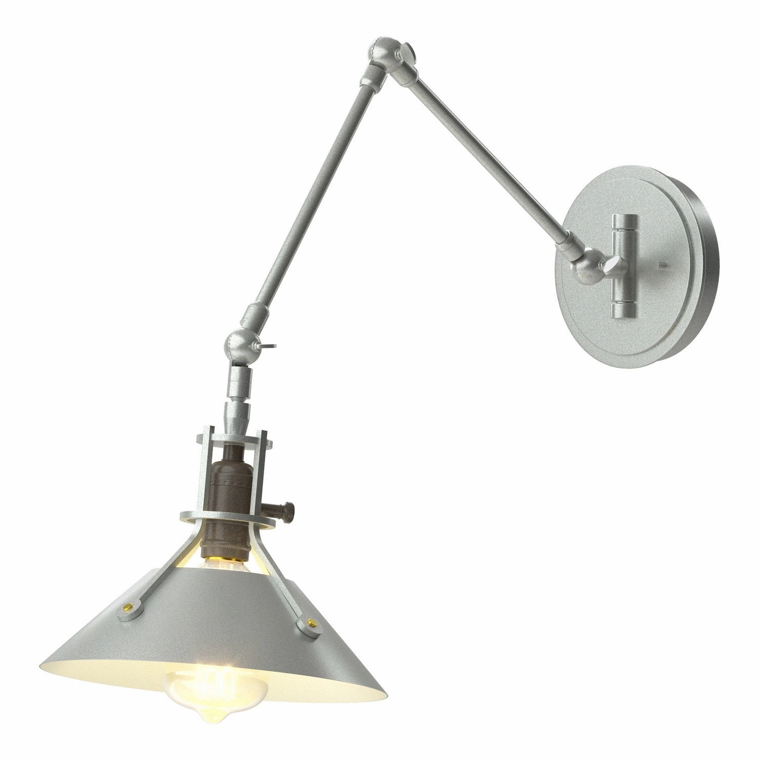 Henry One Light Wall Sconce Vintage Platinum Wall Lights for decor discount