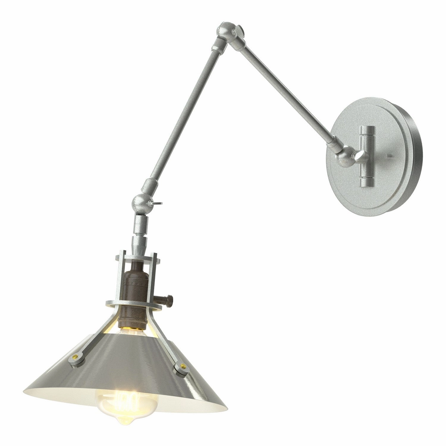 Henry One Light Wall Sconce Vintage Platinum Wall Lights for decor discount