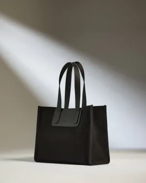 Heritage Tote Bag in Black