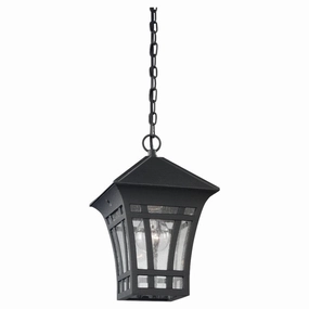Herrington One Light Outdoor Pendant Black Outdoor Hanging Lights Lighting value pack