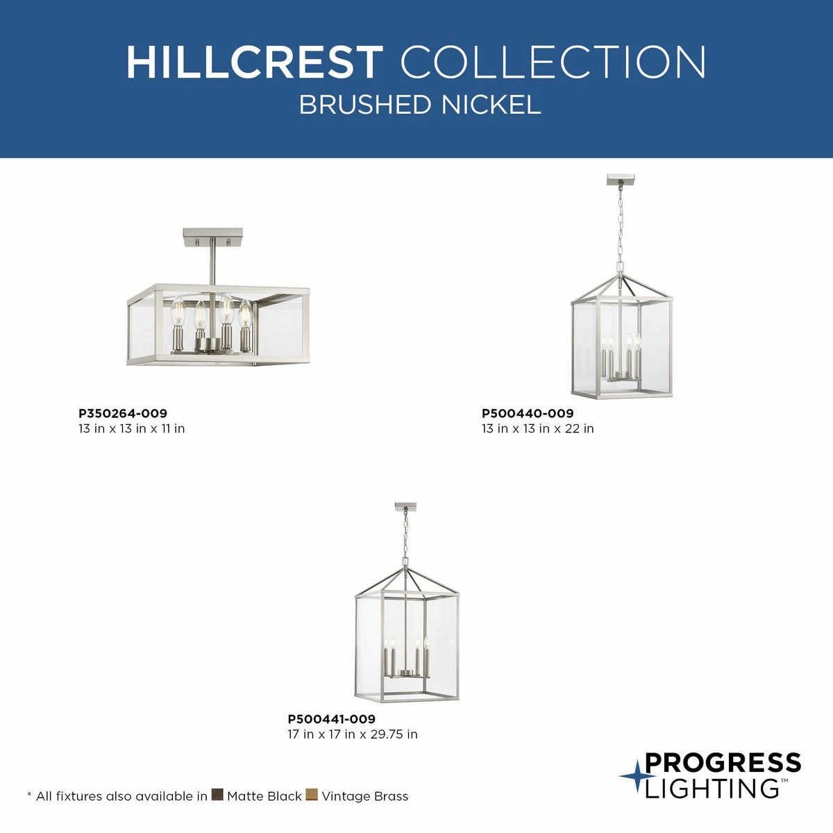 Hillcrest Four Light Foyer Pendant Brushed Nickel Cheap Ceiling Lights available