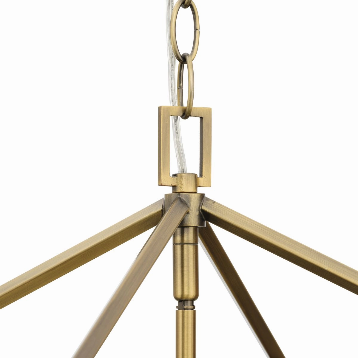 Hillcrest Four Light Foyer Pendant Vintage Brass Cheap Ceiling Lights available