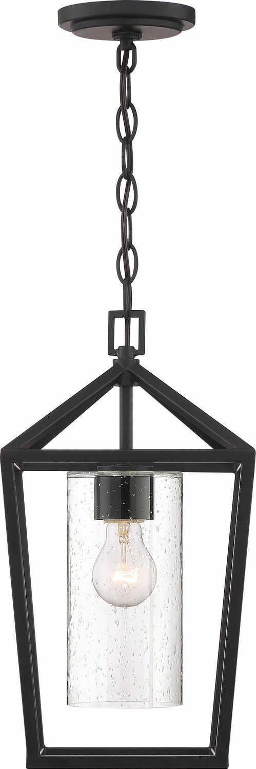 Hopewell One Light Hanging Lantern Matte Black Garden Hanging Lights promo