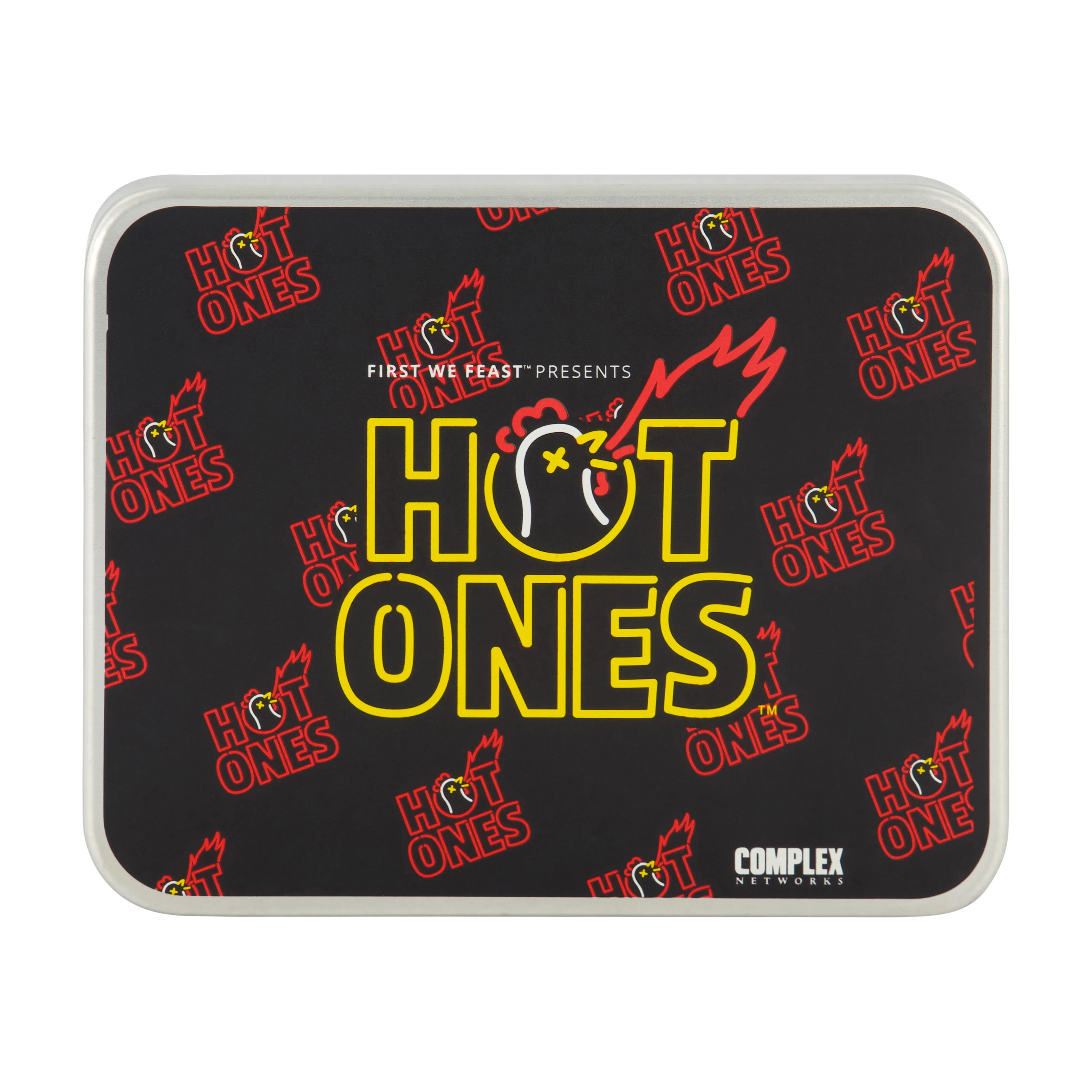 HOT ONES LOGO Bifold Wallet, Slim Wallet with Decorative Tin for Men and Women