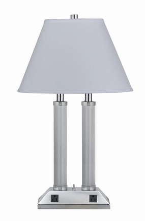Hotel Two Light Table Lamp Chrome Desk Lamps Lighting sale online