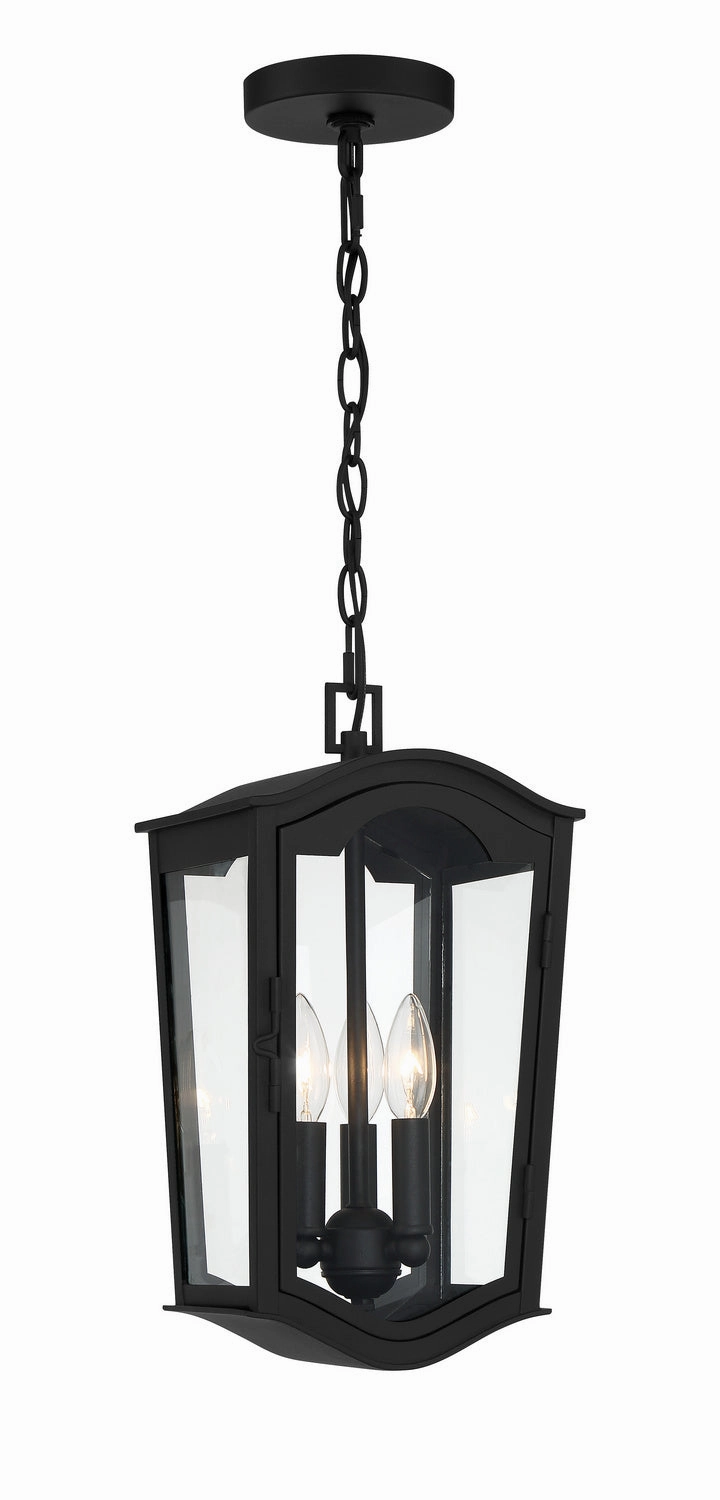 Houghton Hall Three Light Outdoor Chain Hung Sand Coal Outdoor Hanging Lights Lighting best seller