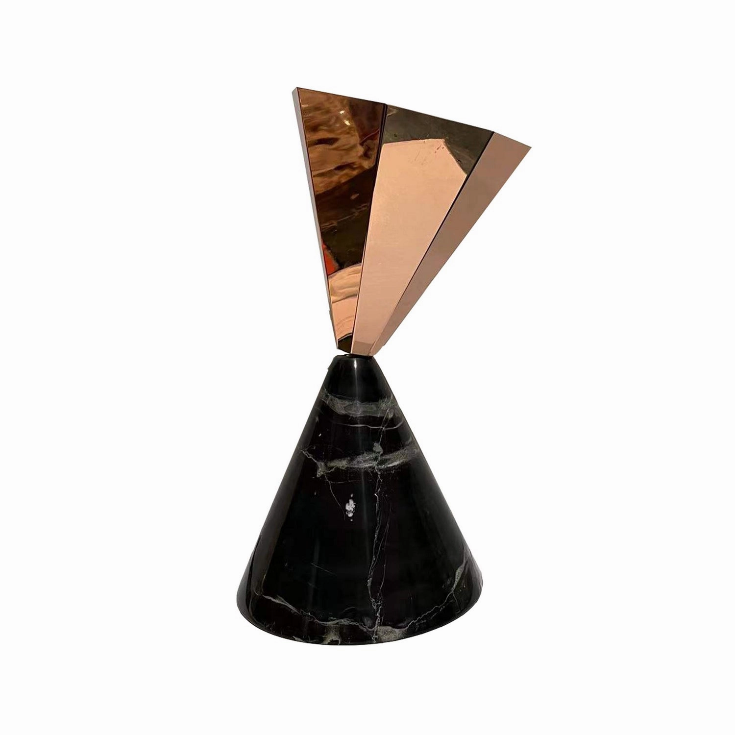 Hourglass LED Desk Lamp Rose Gold and Black Desk Lamps Lighting sale online