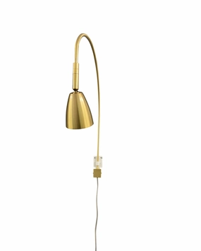 House Of Troy Lighting AALED-NTB  Advent Arch Home Decor Natural Brass Cheap Wall Lighting deals
