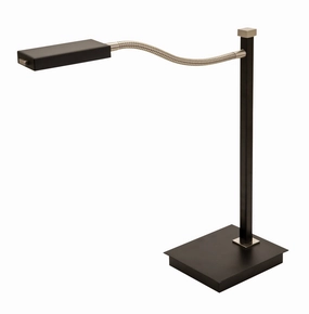 House Of Troy Lighting LEW850-BLK Modern Lewis Lamp Black With Satin Nickel Sale on Modern Lamps