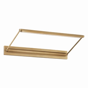 Hudson LED Picture Light Aged Brass Wall Lights for patio sale
