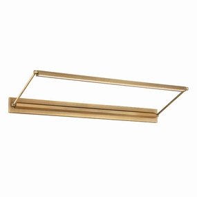 Hudson LED Picture Light Aged Brass Wall Lights for patio sale