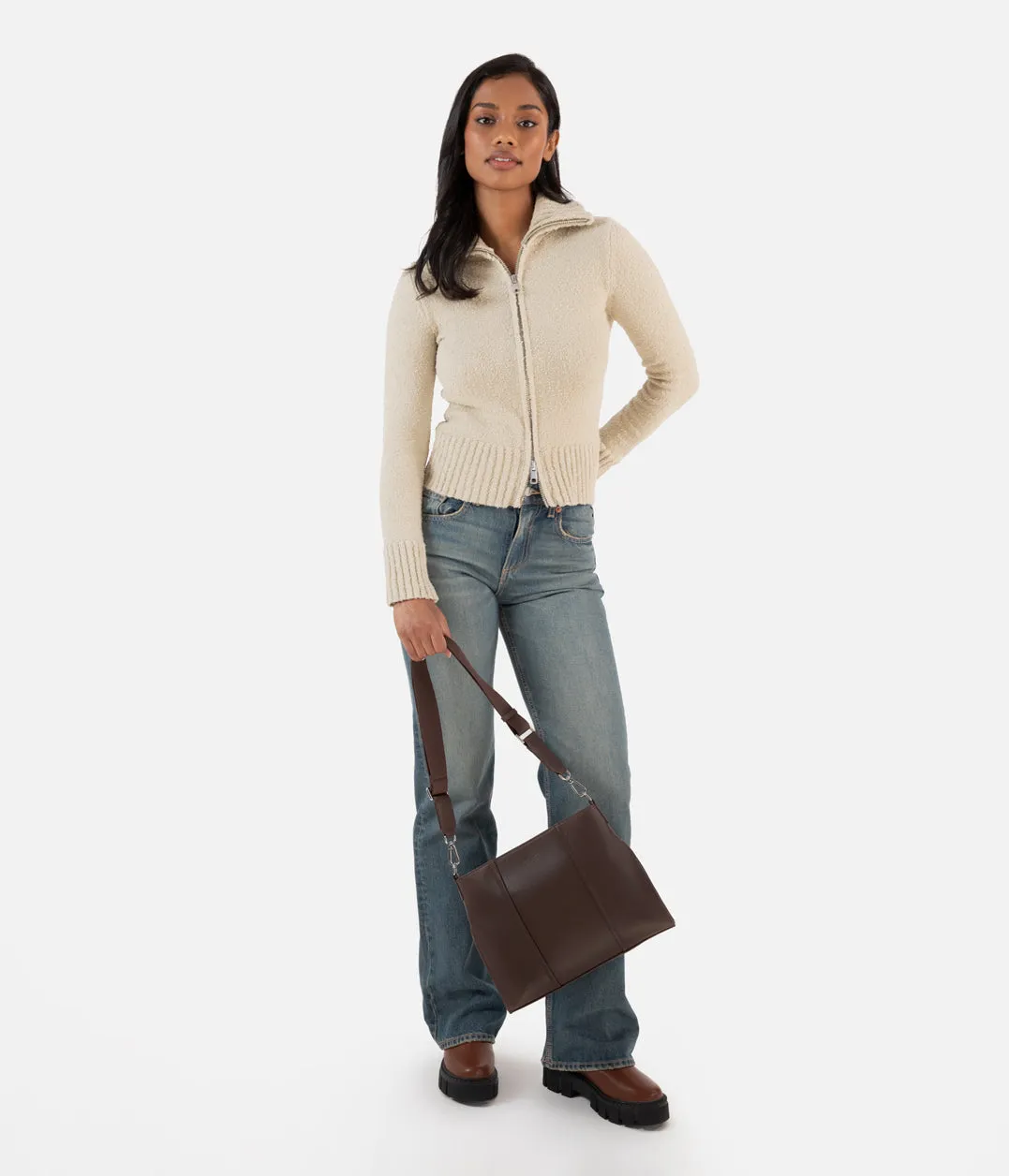 INGRID Vegan Crossbody Bag - Arbor