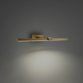 Inlet LED Picture Light Aged Brass Wall Lights for patio sale