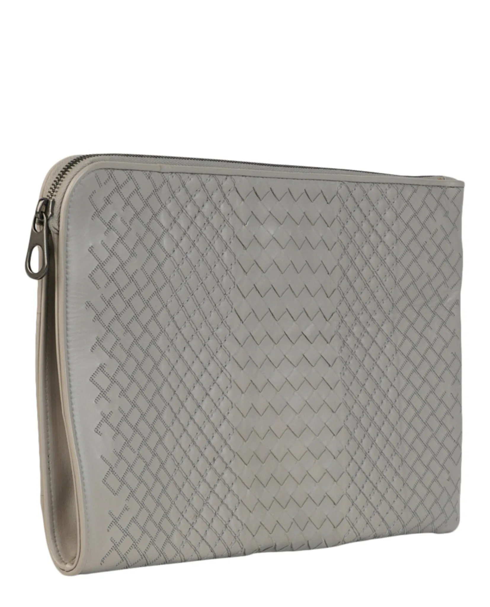 Intrecciato Woven Clutch