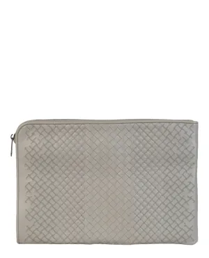 Intrecciato Woven Clutch