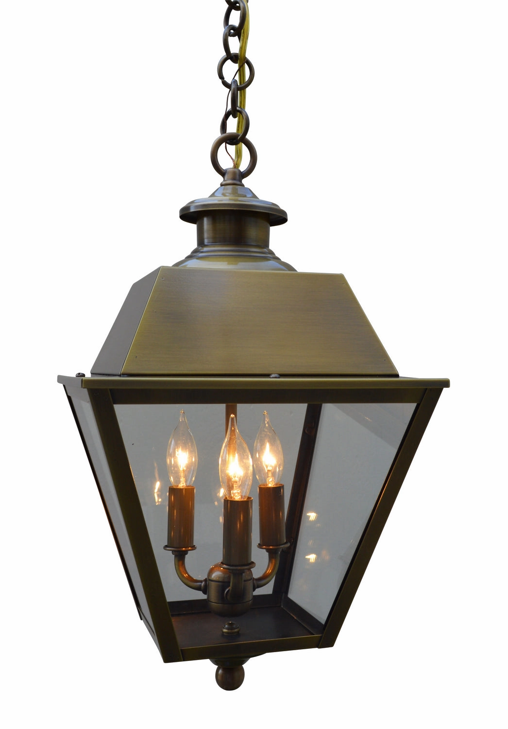 Inverness Three Light Pendant Antique Brass Outdoor Hanging Lights Lighting bundle deal