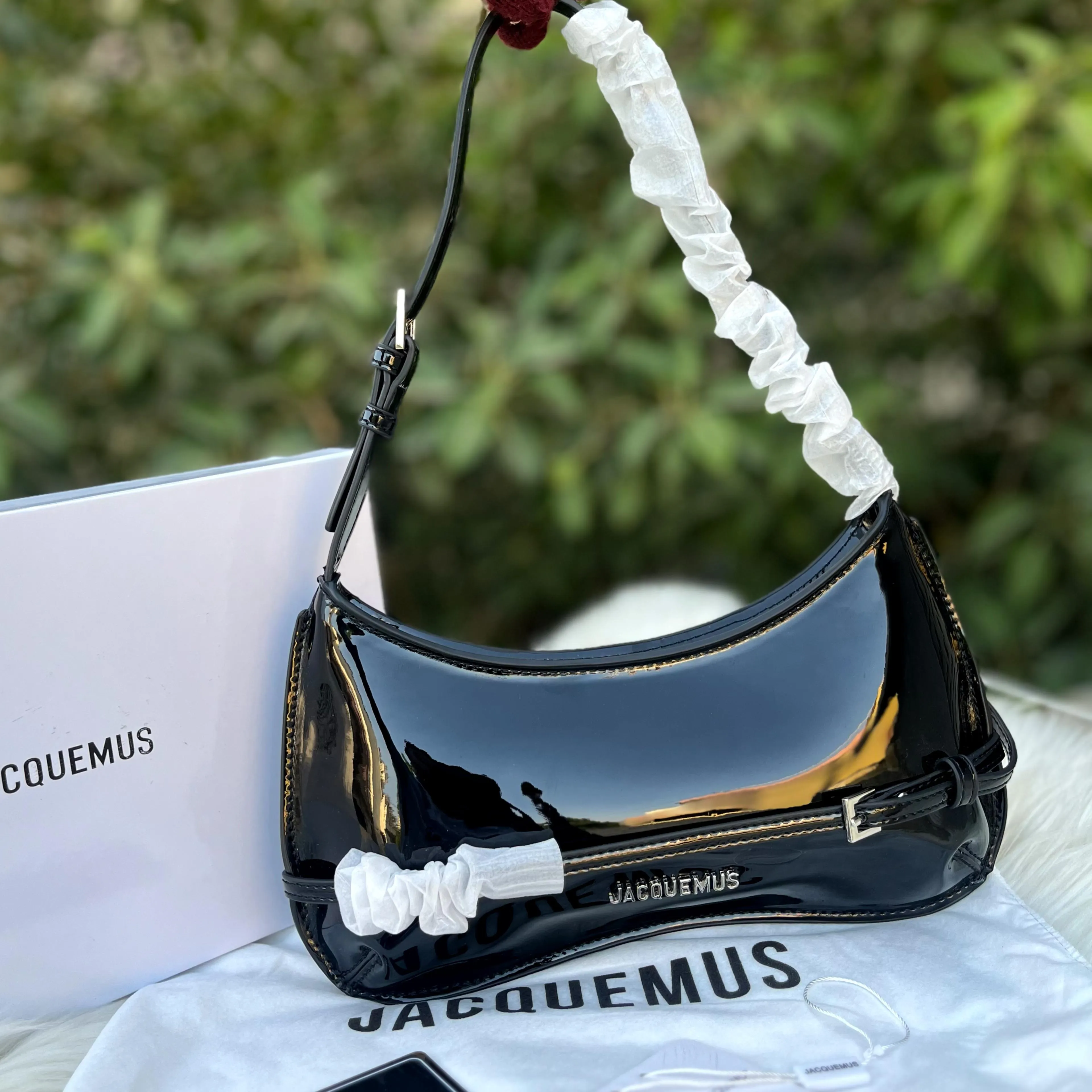 Jacquemus Master Quality Cross Shoulder Bag ?C Iconic French Design (Black)