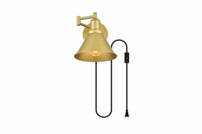 Jair One Light Wall Sconce Brass Best Wall Lights online store