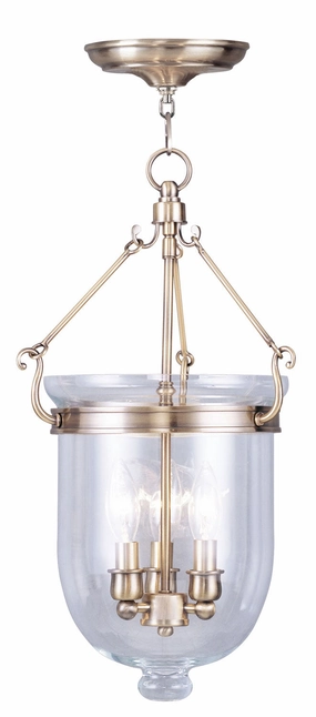 Jefferson Three Light Pendant Antique Brass Ceiling Lights Lighting discount price