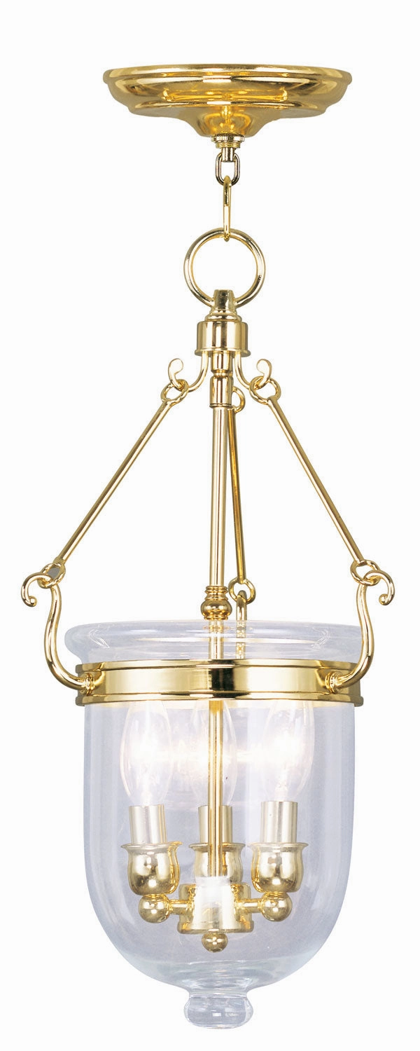 Jefferson Three Light Pendant Polished Brass Ceiling Lights Lighting discount price