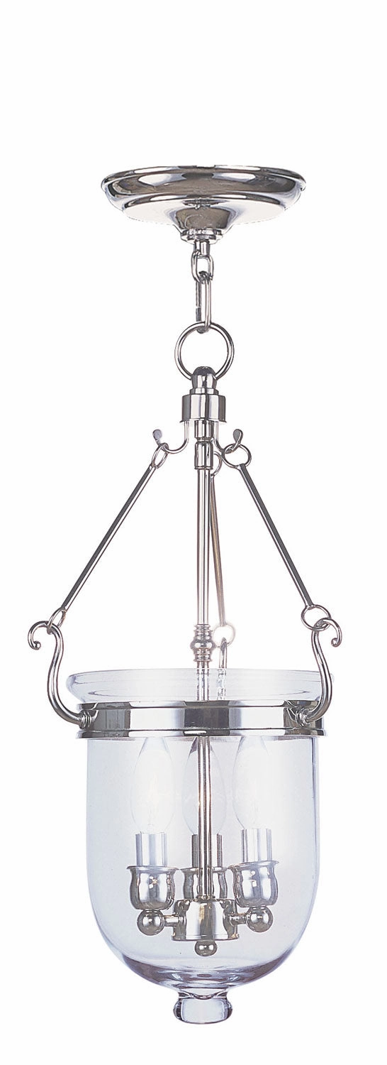 Jefferson Three Light Pendant Polished Nickel Ceiling Lights Lighting discount price