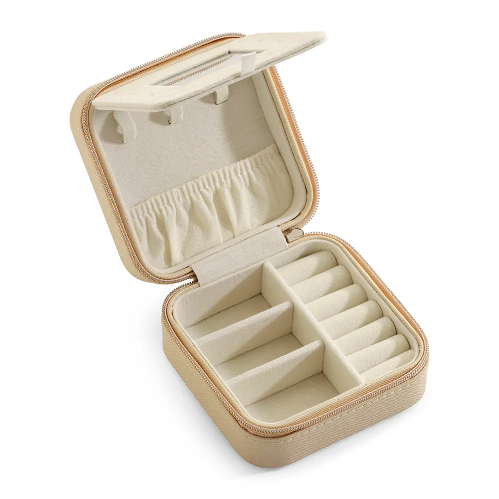 Jewelry Travel Case - Beige