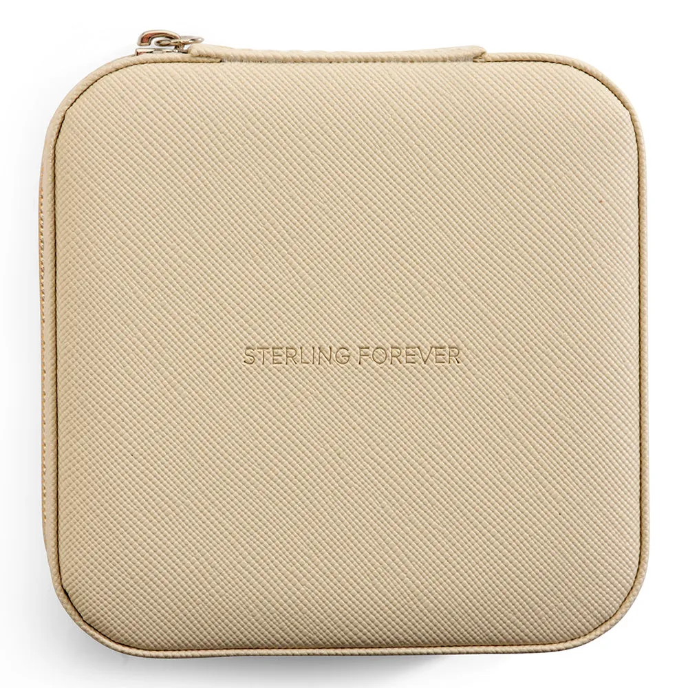 Jewelry Travel Case - Beige