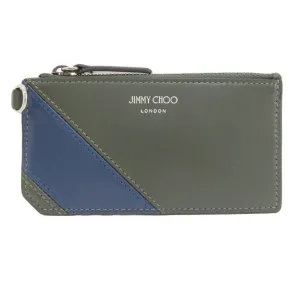 Jimmy Choo blue  Leather Coin Purse/Coin Case (Pre-Owned)