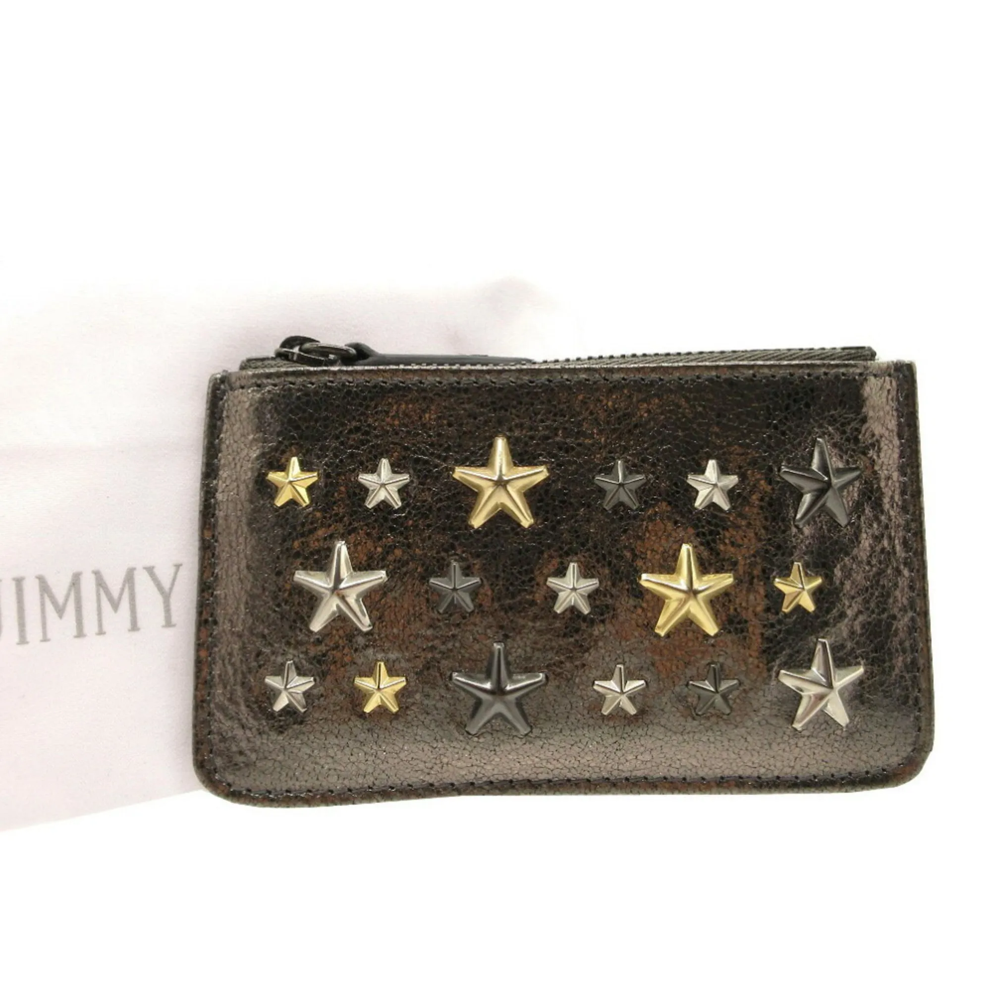 Jimmy Choo  Leather Coin Purse/Coin Case (Pre-Owned)